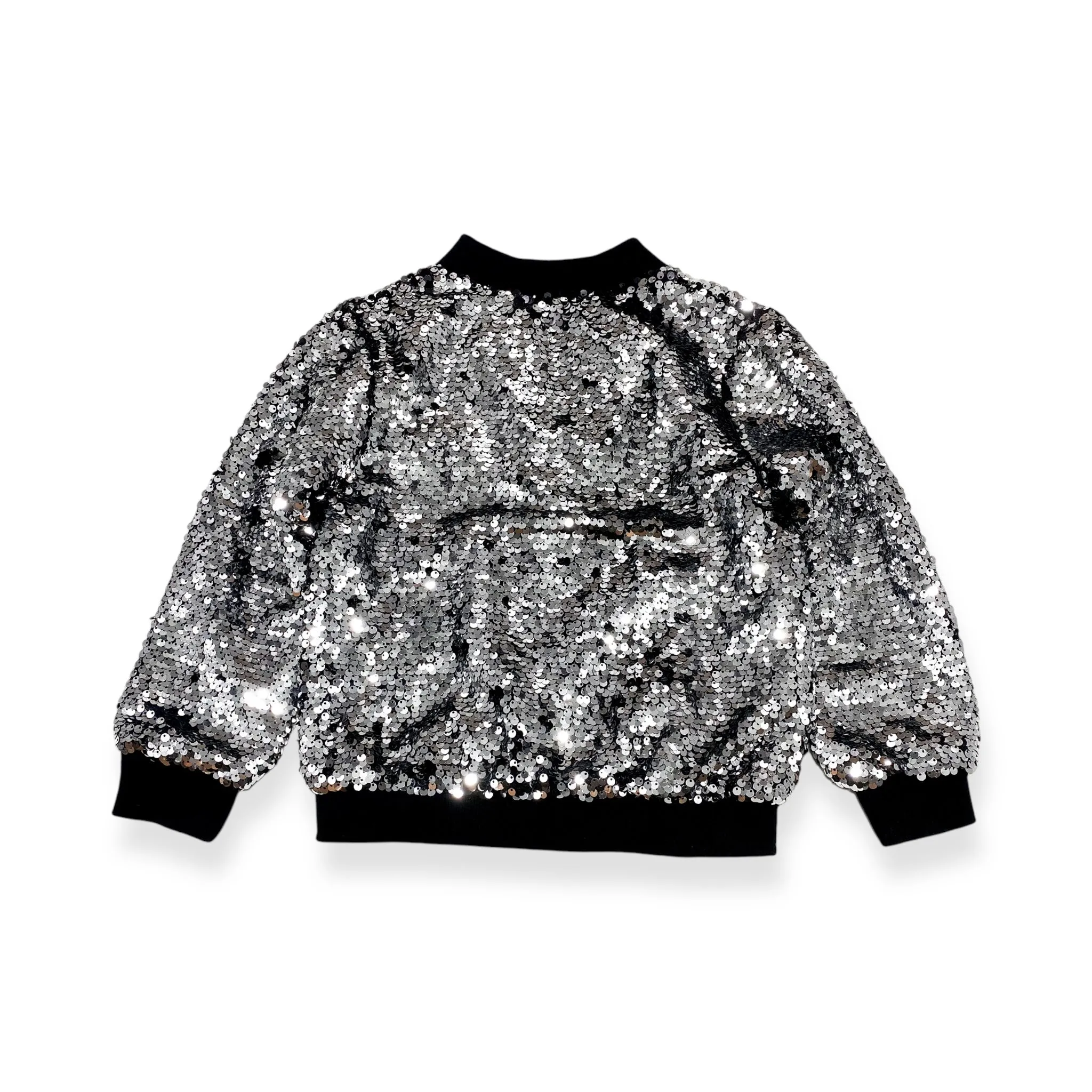 Sequin Bomber Jacket