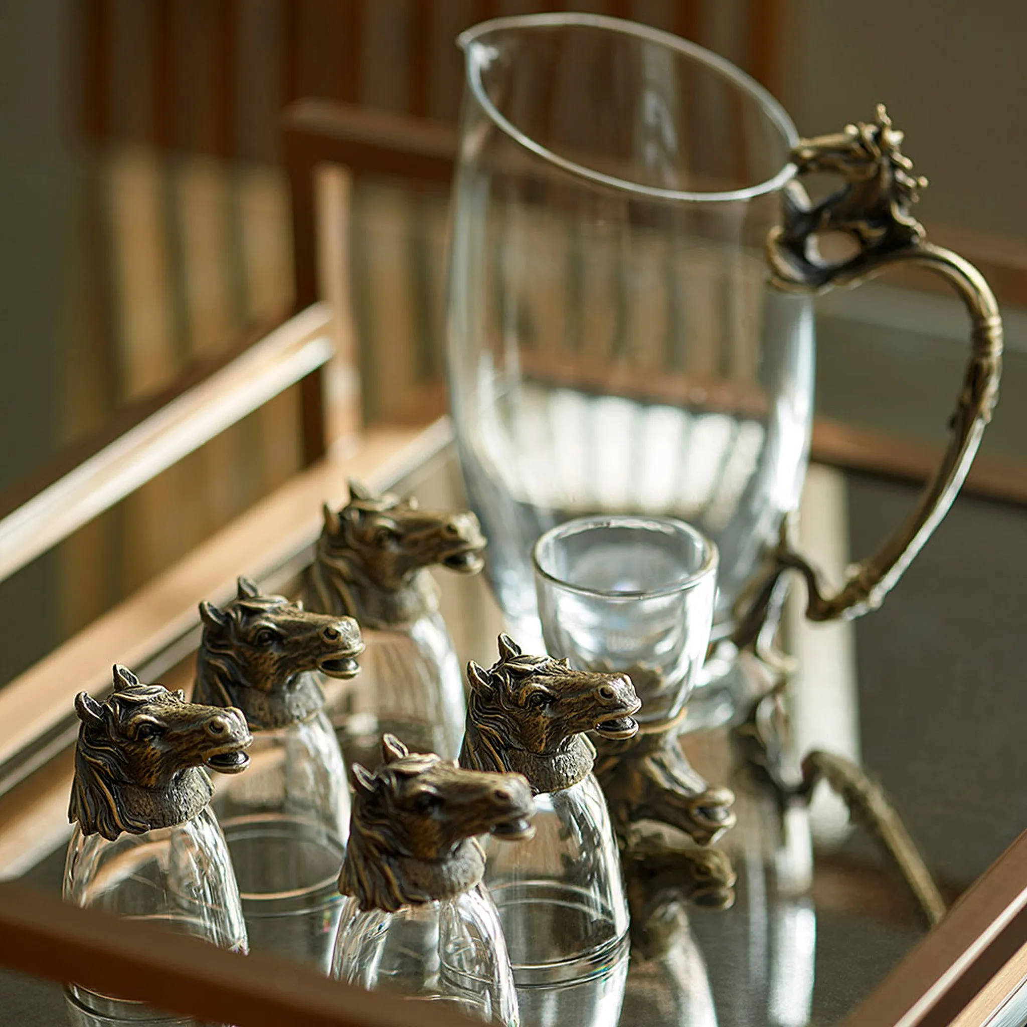 Single Horse Shot Glass