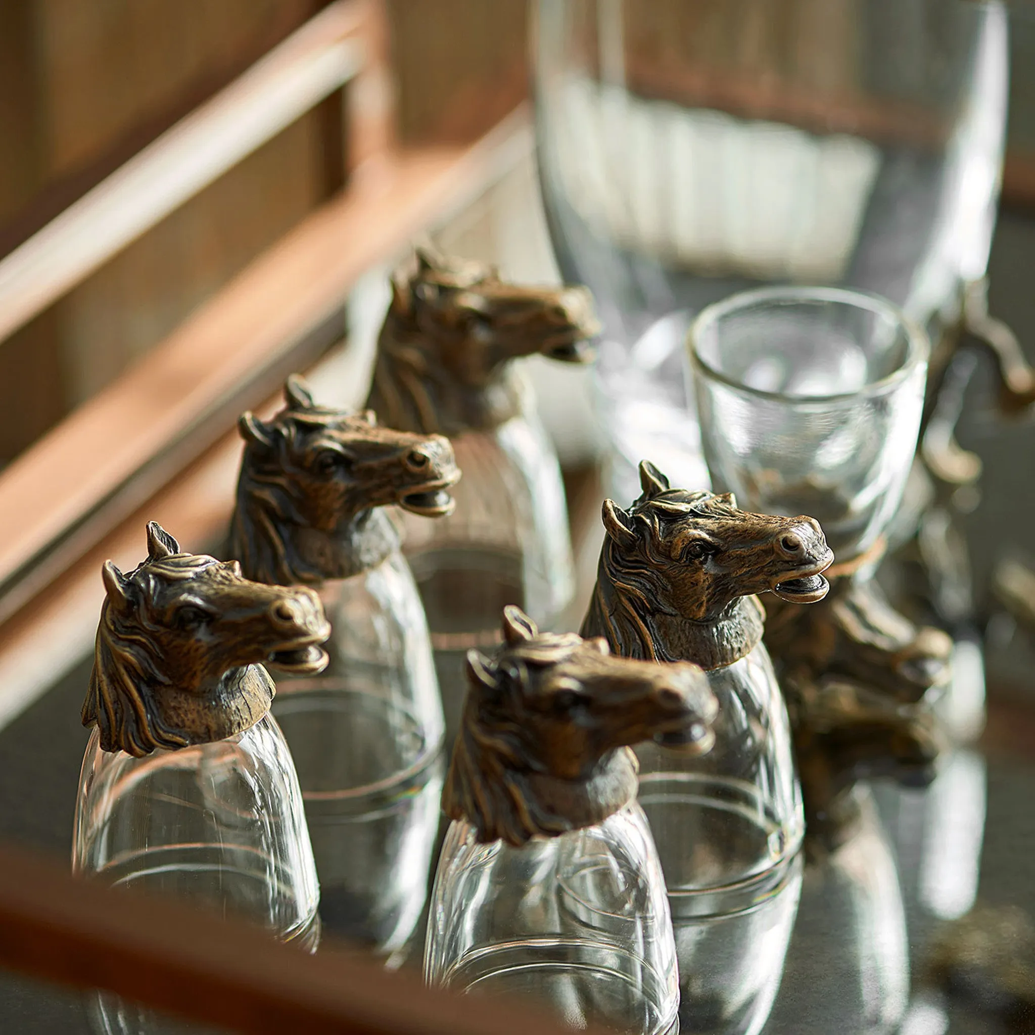 Single Horse Shot Glass