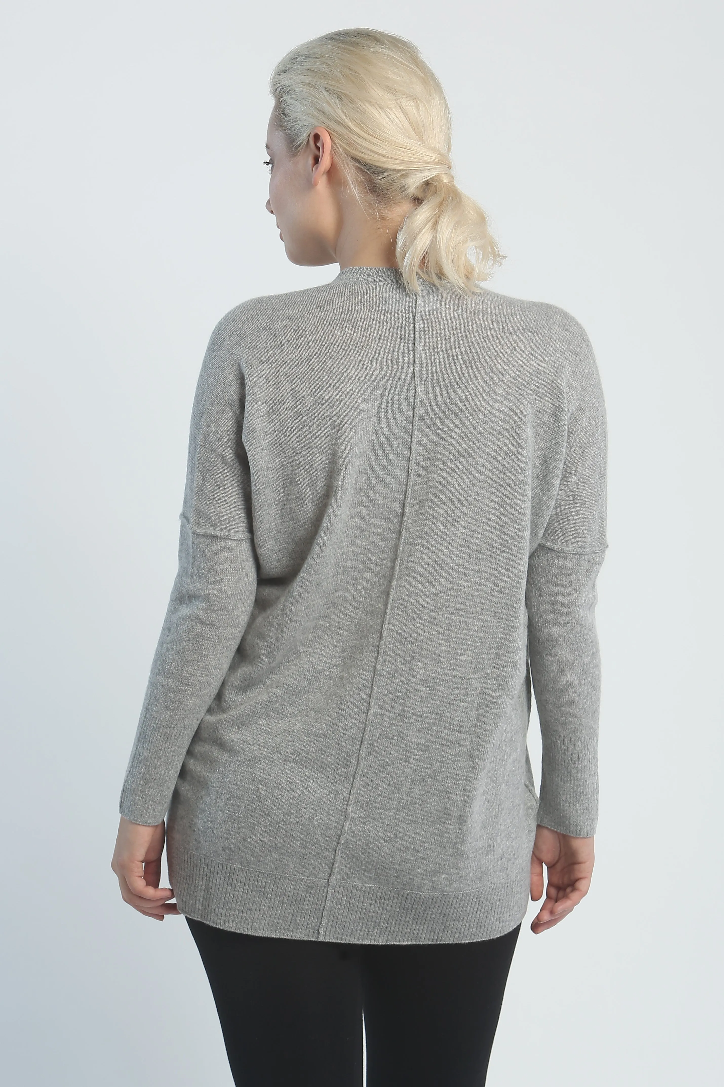 Slouchy V Neck Pullover