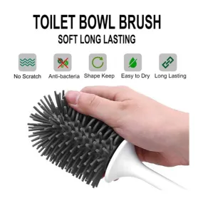 Smart Round Toilet Brush [Silicone]