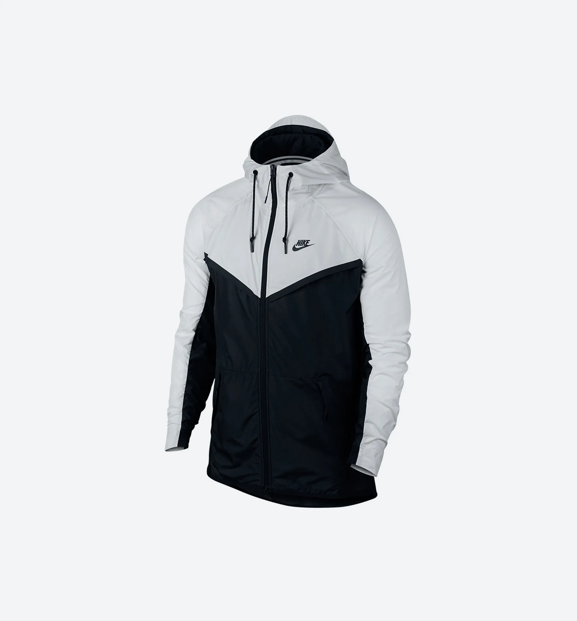 Tech Hypermesh Windrunner Mens Jacket - Black/White