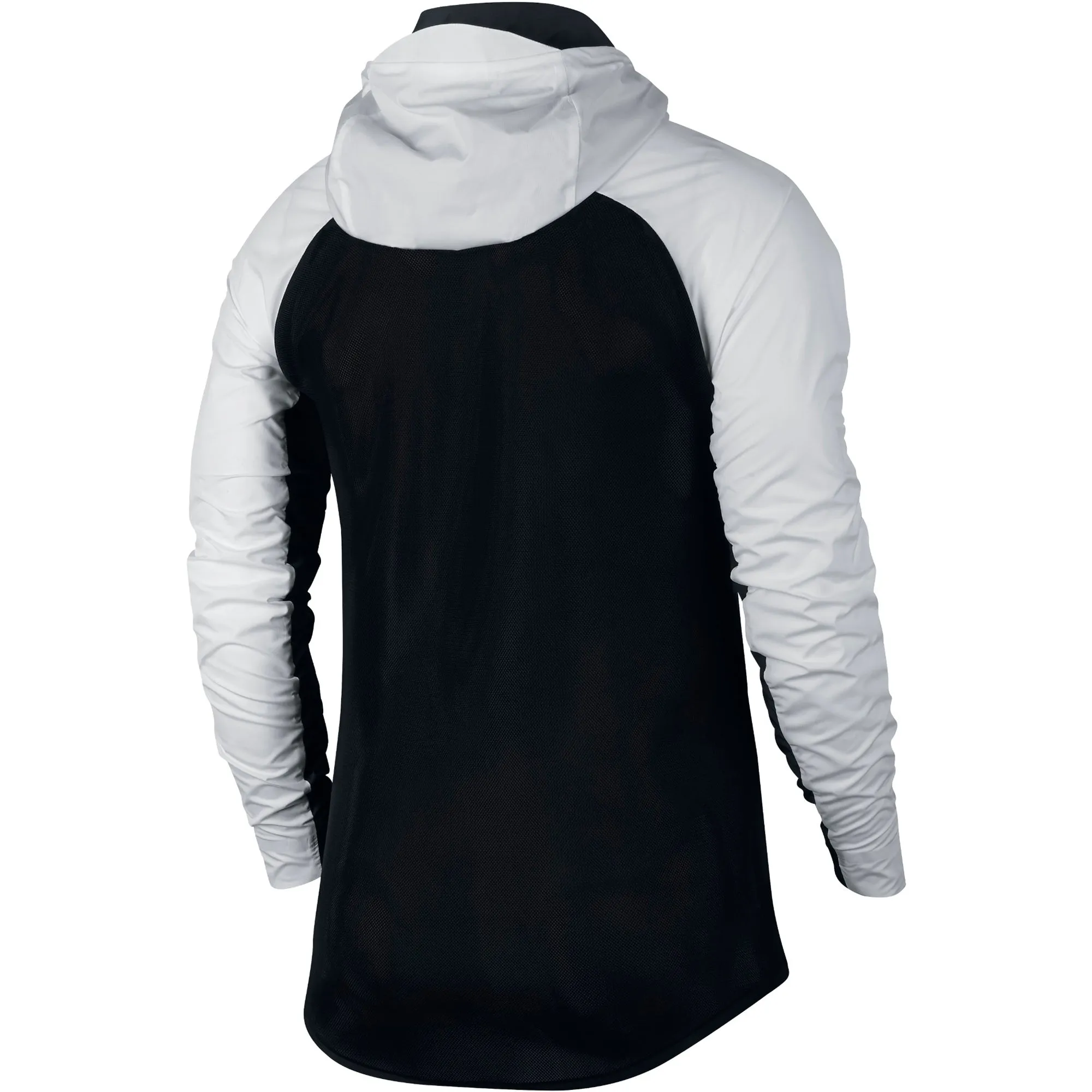 Tech Hypermesh Windrunner Mens Jacket - Black/White