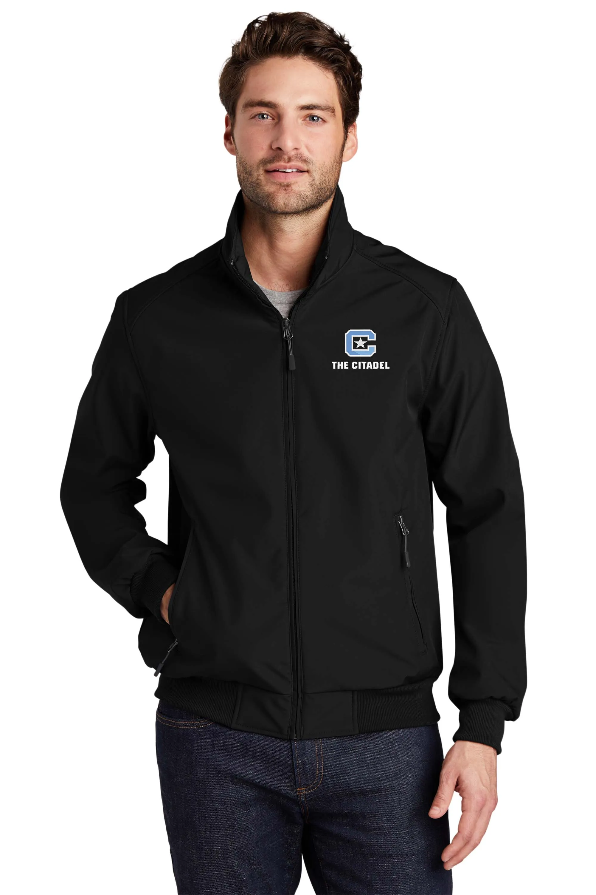 The Citadel C Soft Shell Bomber Jacket