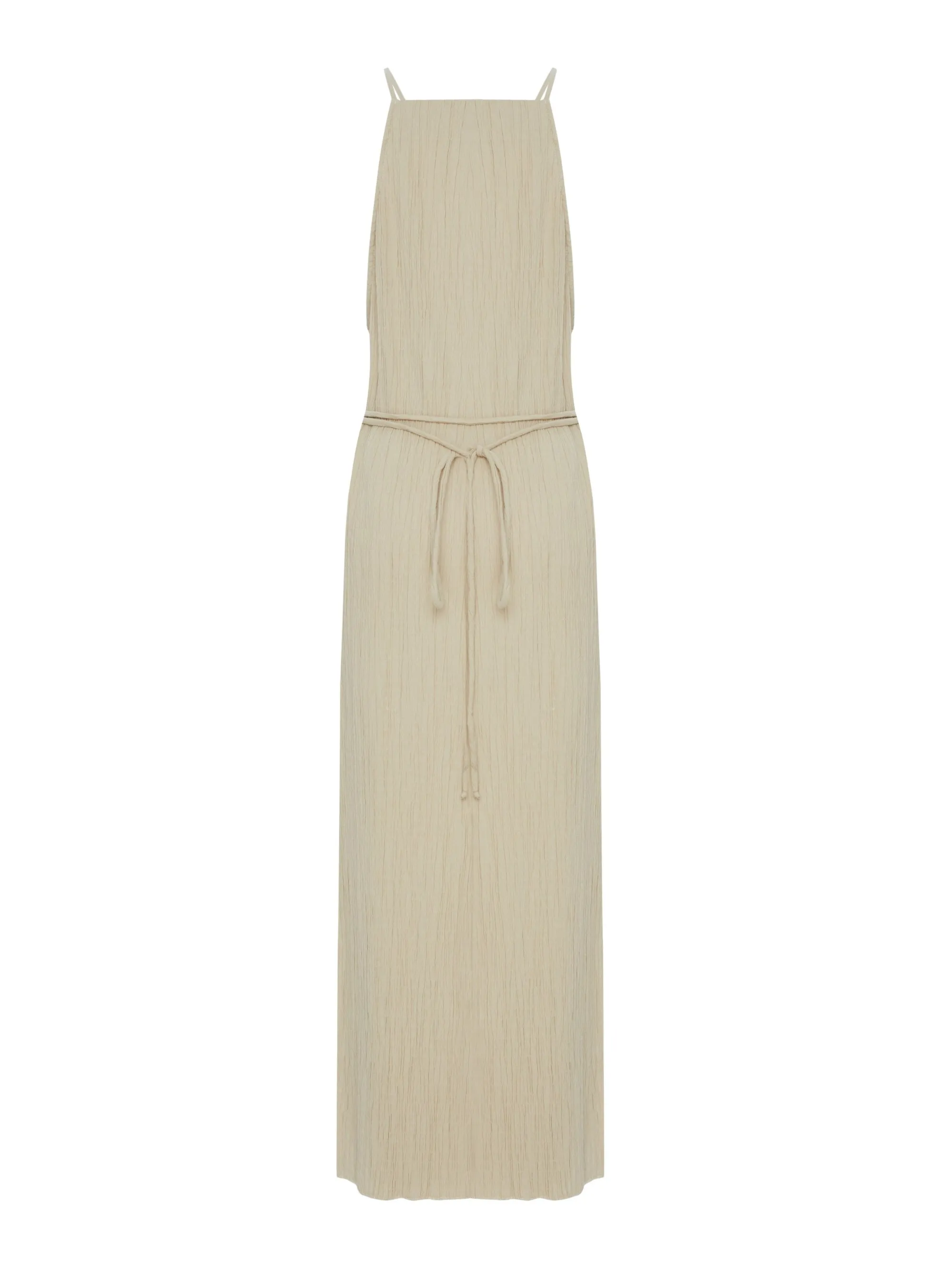 THE HAND LOOM Siesta 100% Organic Cotton Womens Dress - Oatmeal