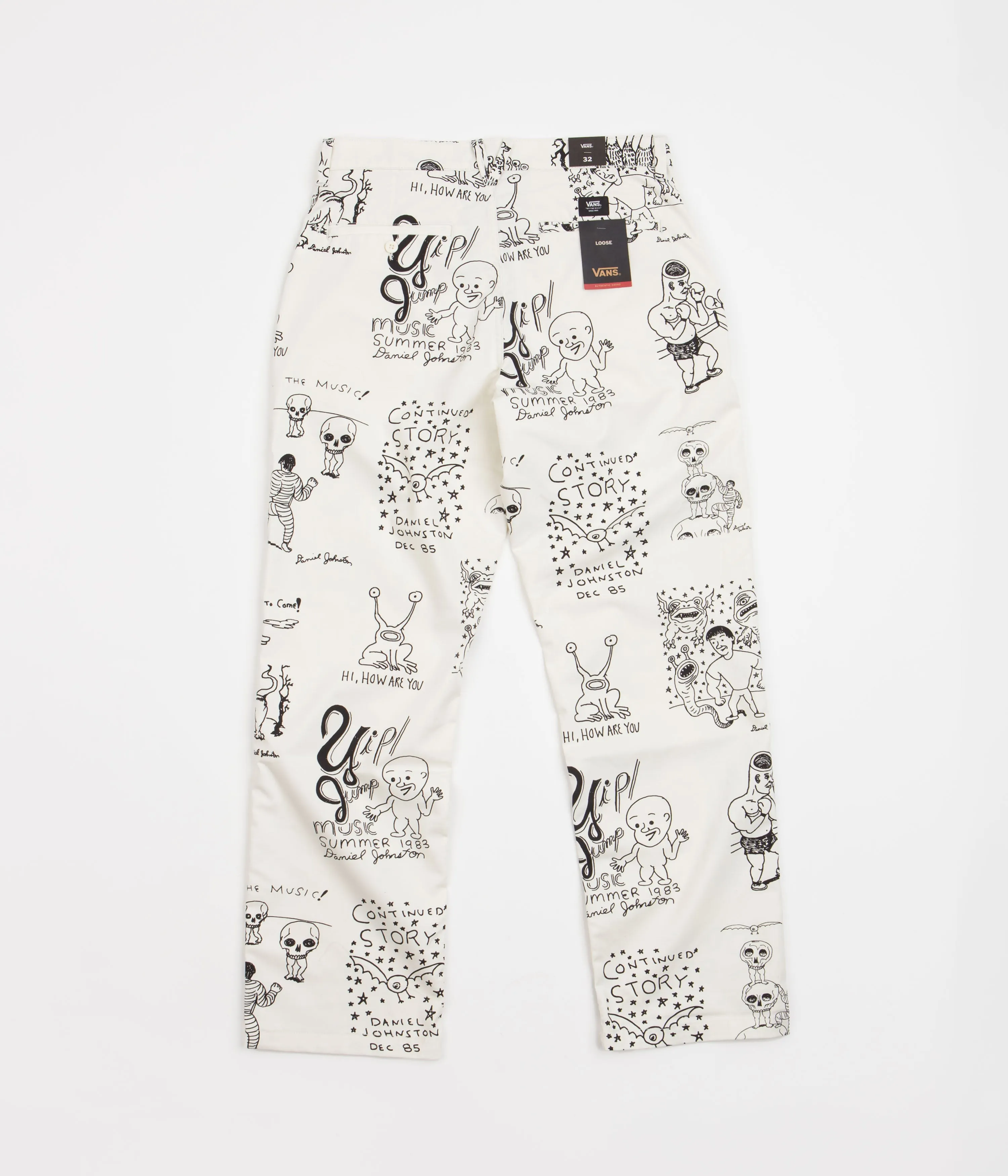 Vans x Daniel Johnston Authentic Chino Pants - Antique White