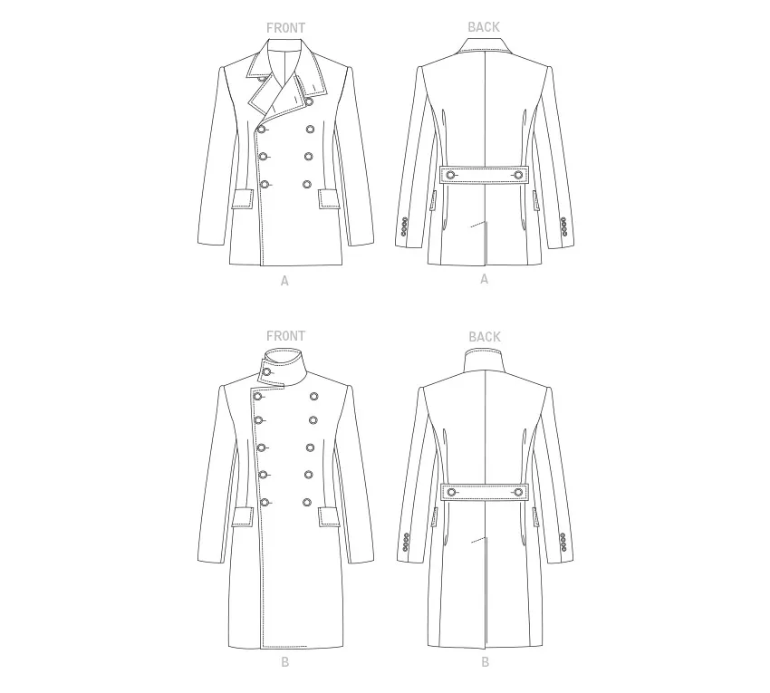 Vogue Pattern V1853 Men's Coat