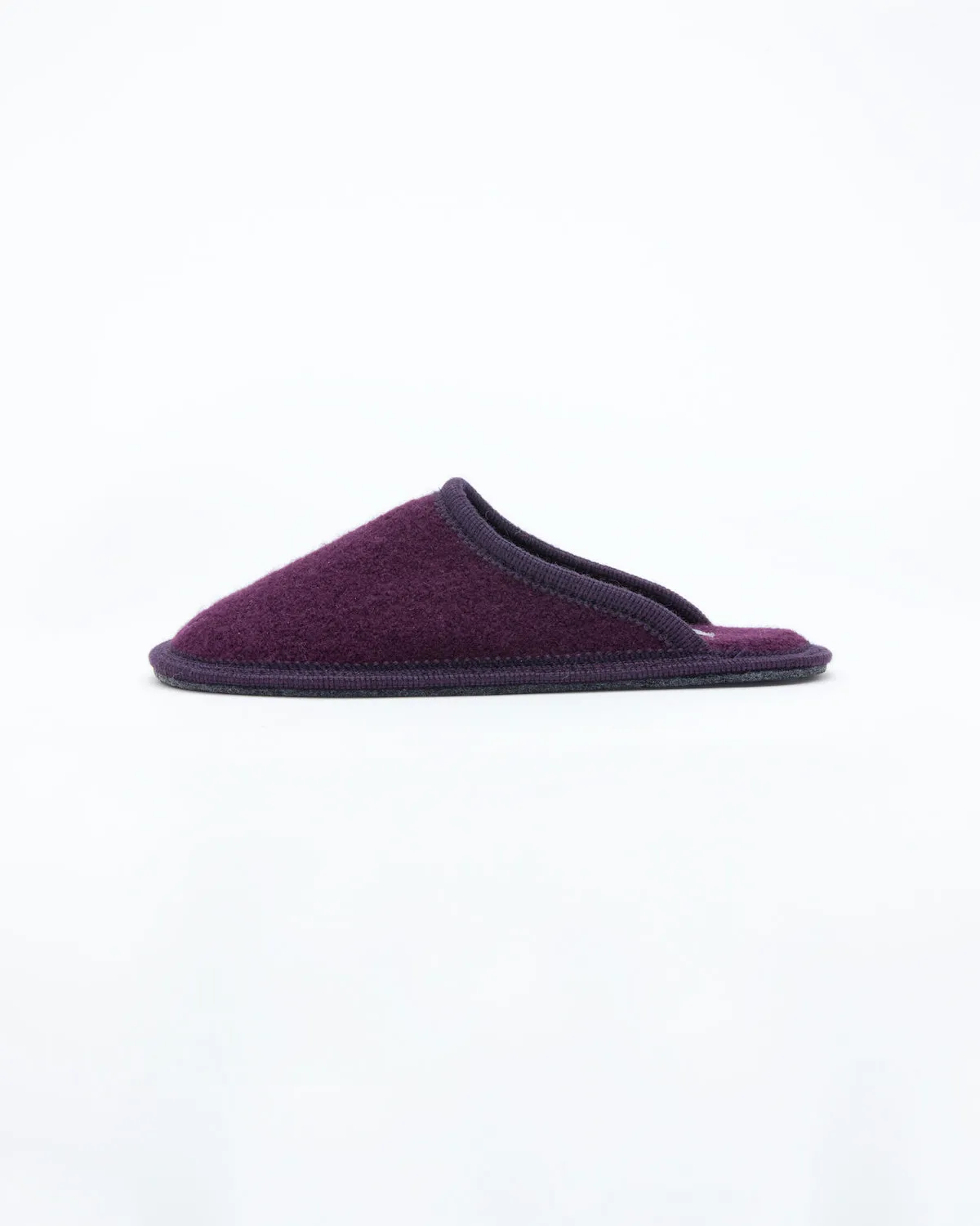 Women's Boiled Wool Stella Slipper Plum