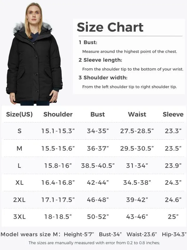 Women's Warm Winter Coat Long Jacket