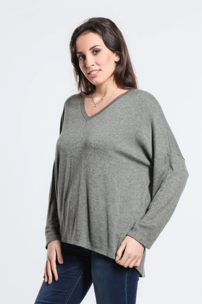 Wynona V Neck Sweater (BQ305)