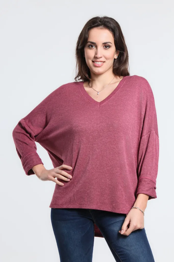 Wynona V Neck Sweater (BQ305)