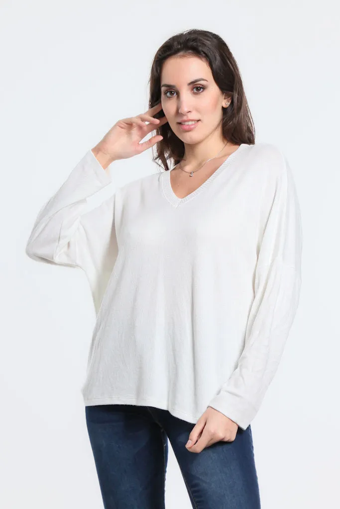 Wynona V Neck Sweater (BQ305)