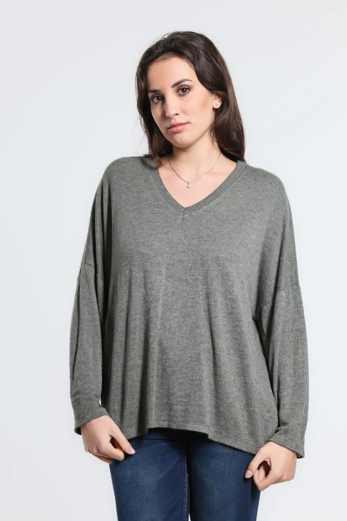 Wynona V Neck Sweater (BQ305)